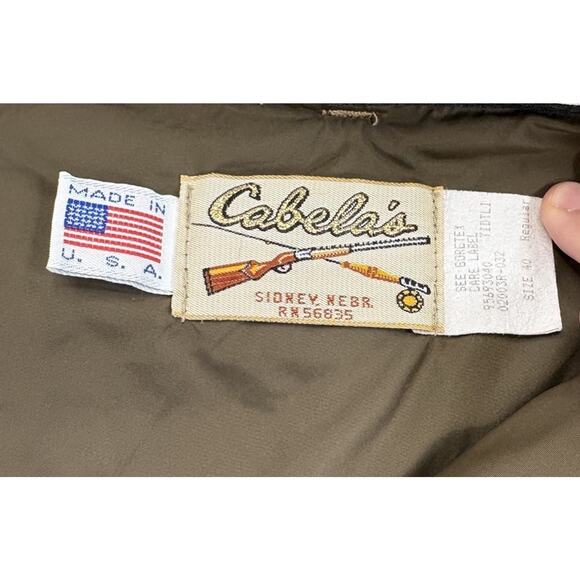 Vintage Cabela’s Gore-Tex Hunting Pants 40R Sidney Nebraska USA Waterproof - Picture 11 of 16